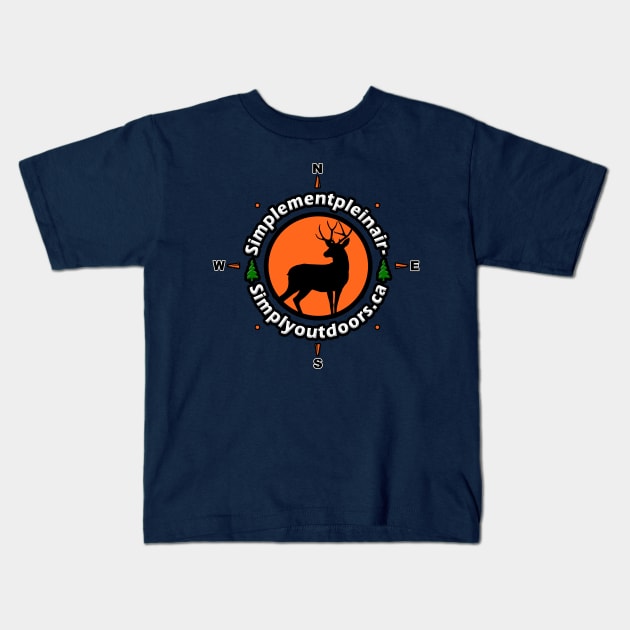 Simply Deer Kids T-Shirt by GuyMartin1